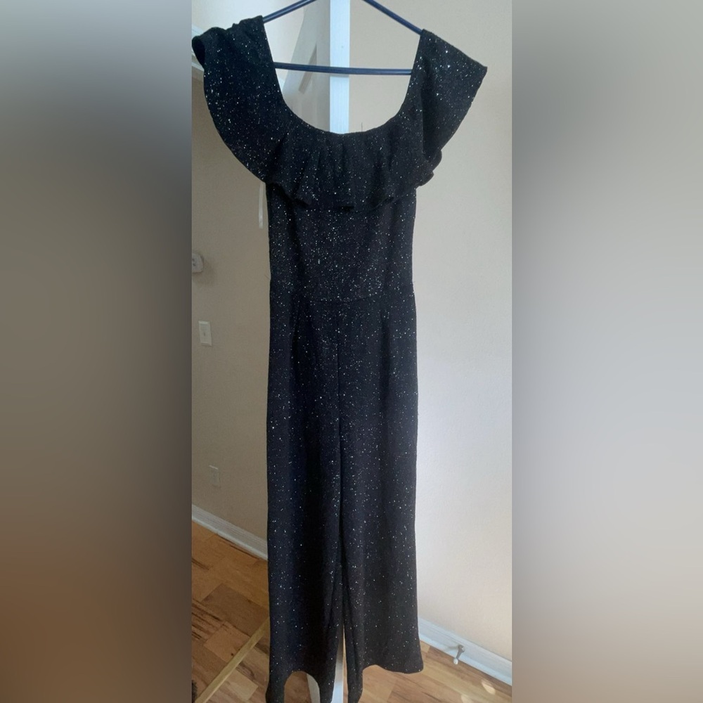 Medium Sparkling Black Jumpsuit
